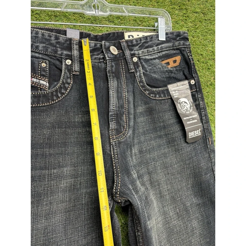 Diesel Jeans Mens 32 Bootcut Black Denim y2k Workwear Grunge Fits 32x26 NWT